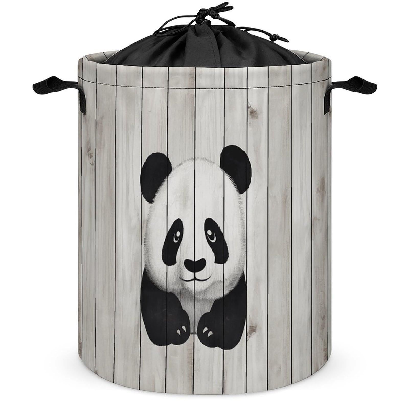 Panier à linge en bois blanc pliable pour éliminer le désordre dans la salle de bain