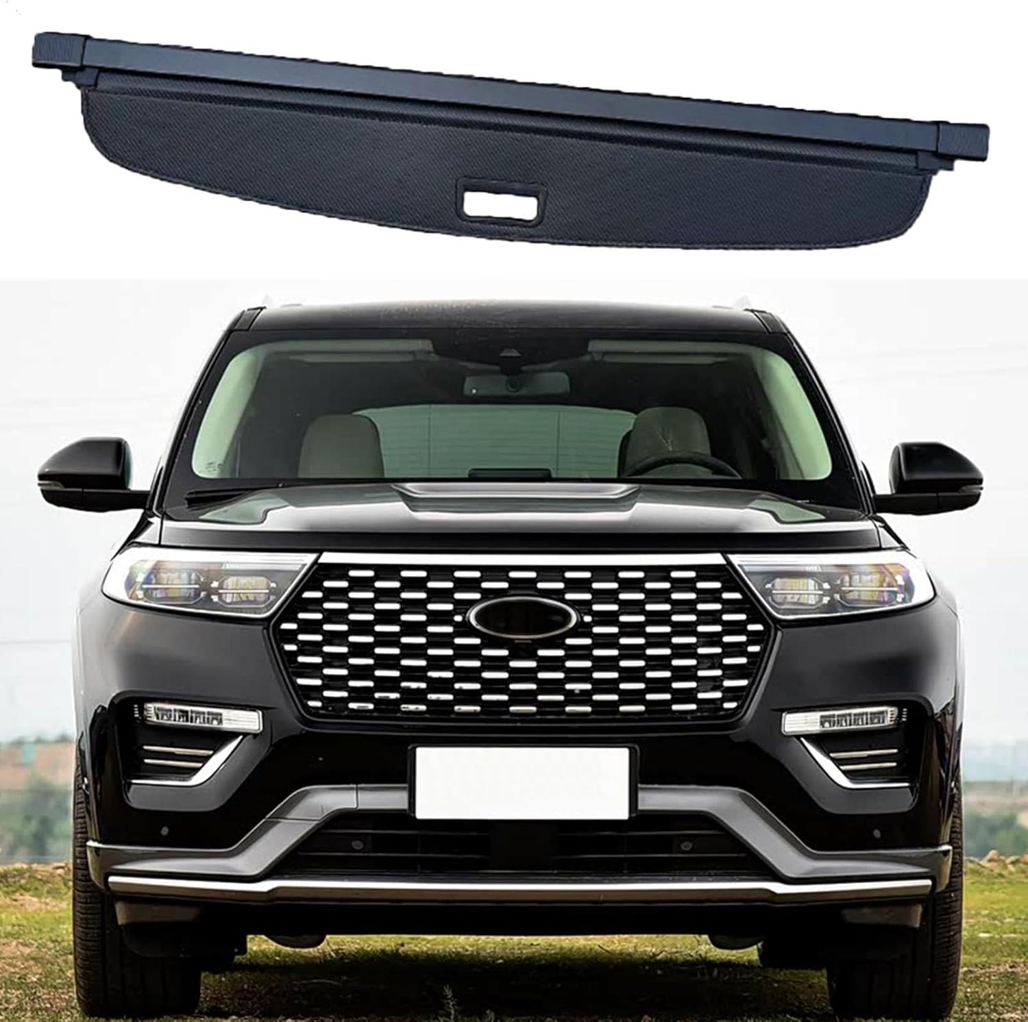 Retractable Car Trunk Cargo Cover Privacy Security Storage Shade,Compatible with Ford Explorer 2020-2023