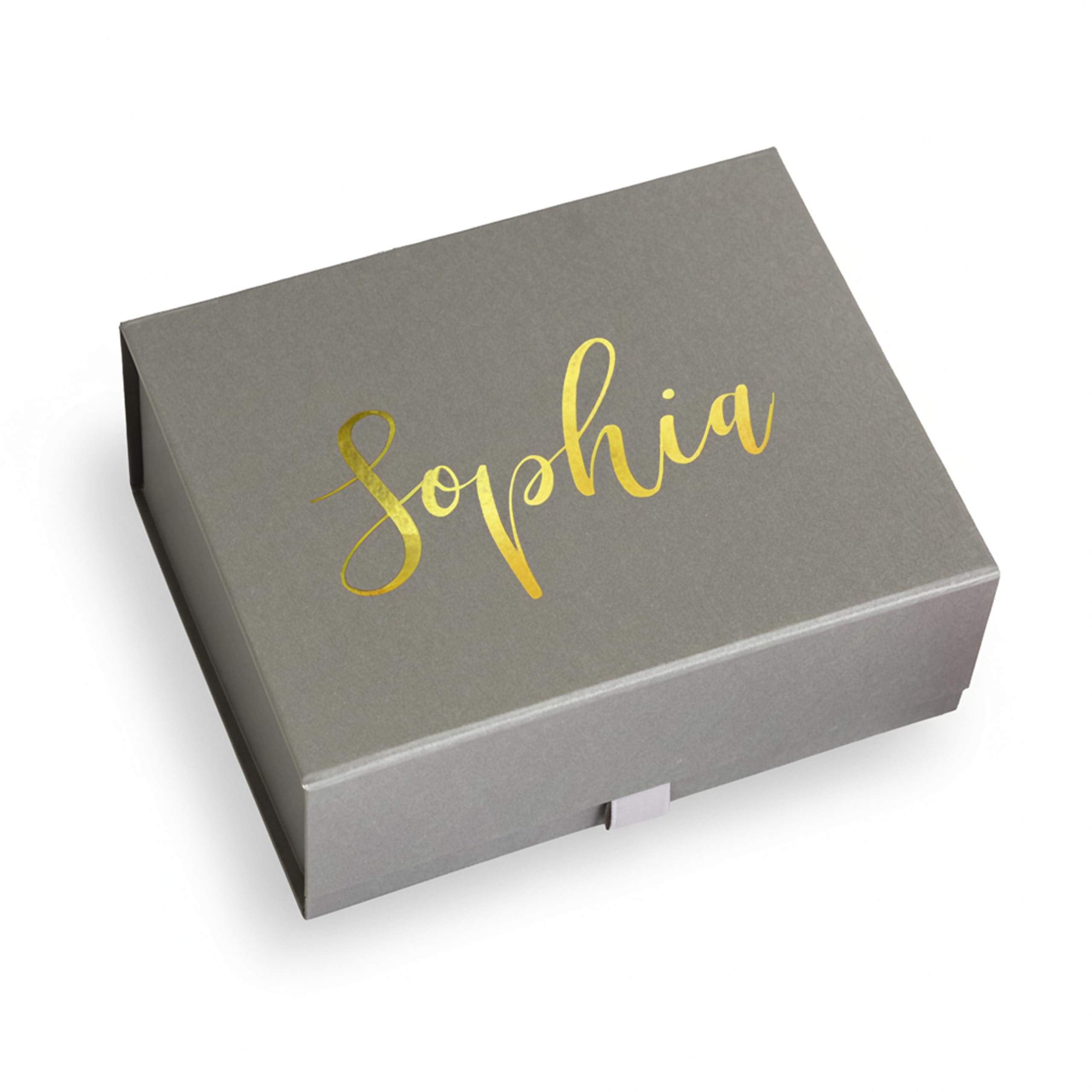 Pink Positive Personalised Gift Box with Real Foil Name | Custom Gift Box | Personalised Gift Box for Presents | Ideal for Bride, Bridesmaid, Birthday