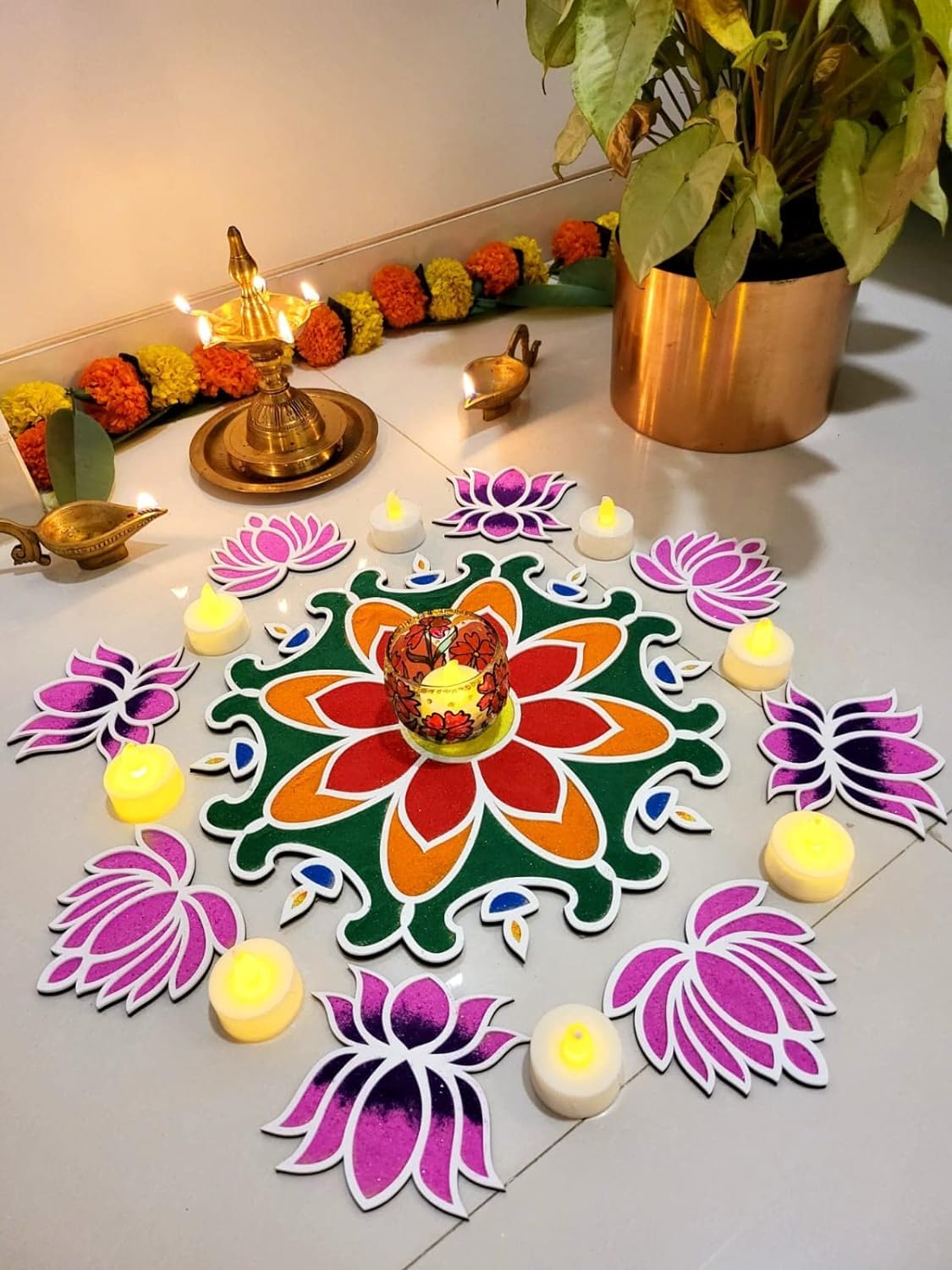 FanXplore Rangoli Stencil Assorted Desgion I MDF Rangoli Stencil I Rangoli Pouch Free I Rangoli for Festivals, Pooja, Home, Wedding Decor (8 * 8 Inc Stencil) (B0CLB54SBD) Amazon Price History, Amazon Price Tracker