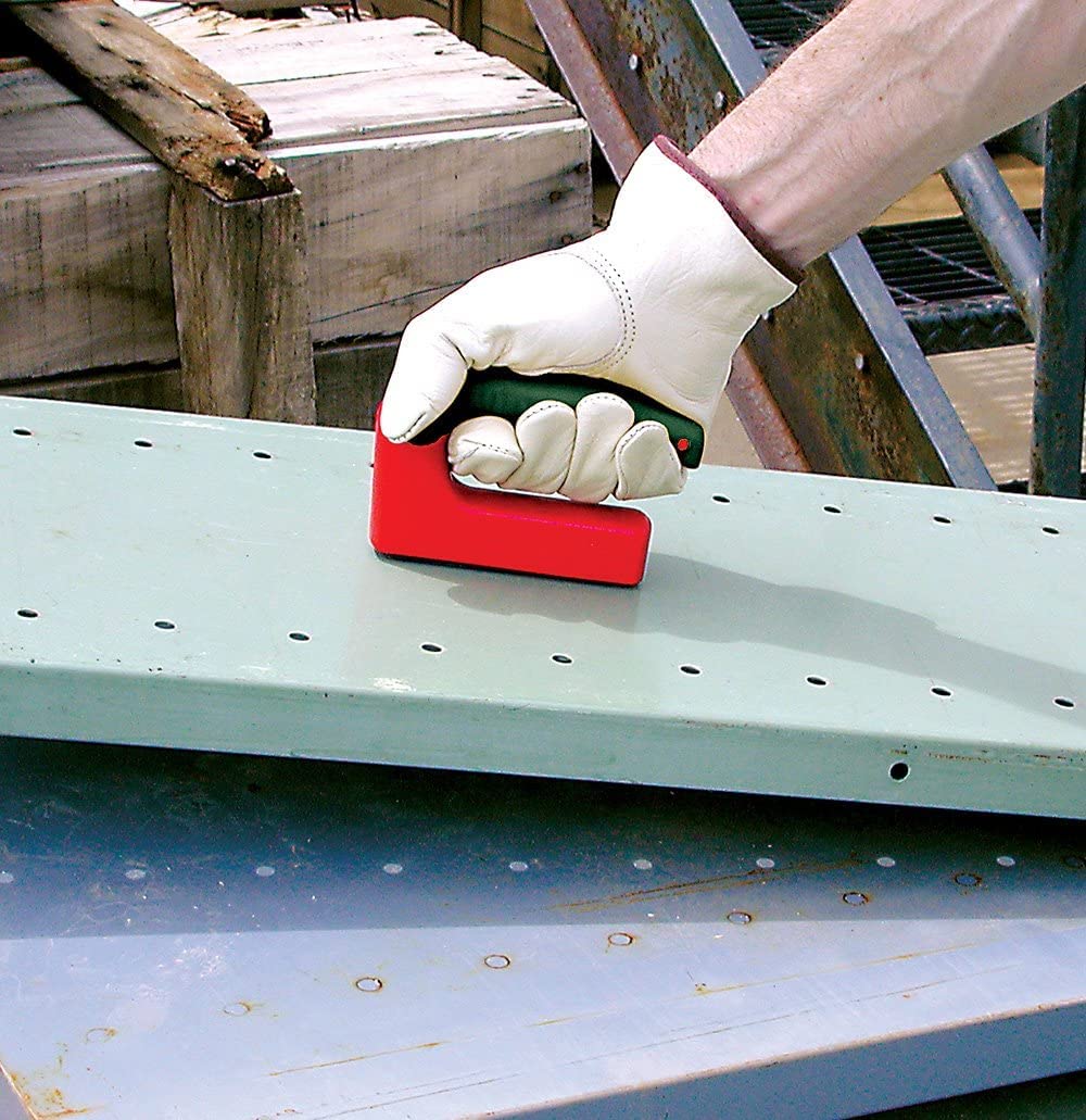 magnets4you Aimant pratique avec poignée/transport - Force d'adhérence : environ 45 kg - Poignée pour soulever et transporter des matériaux métalliques
