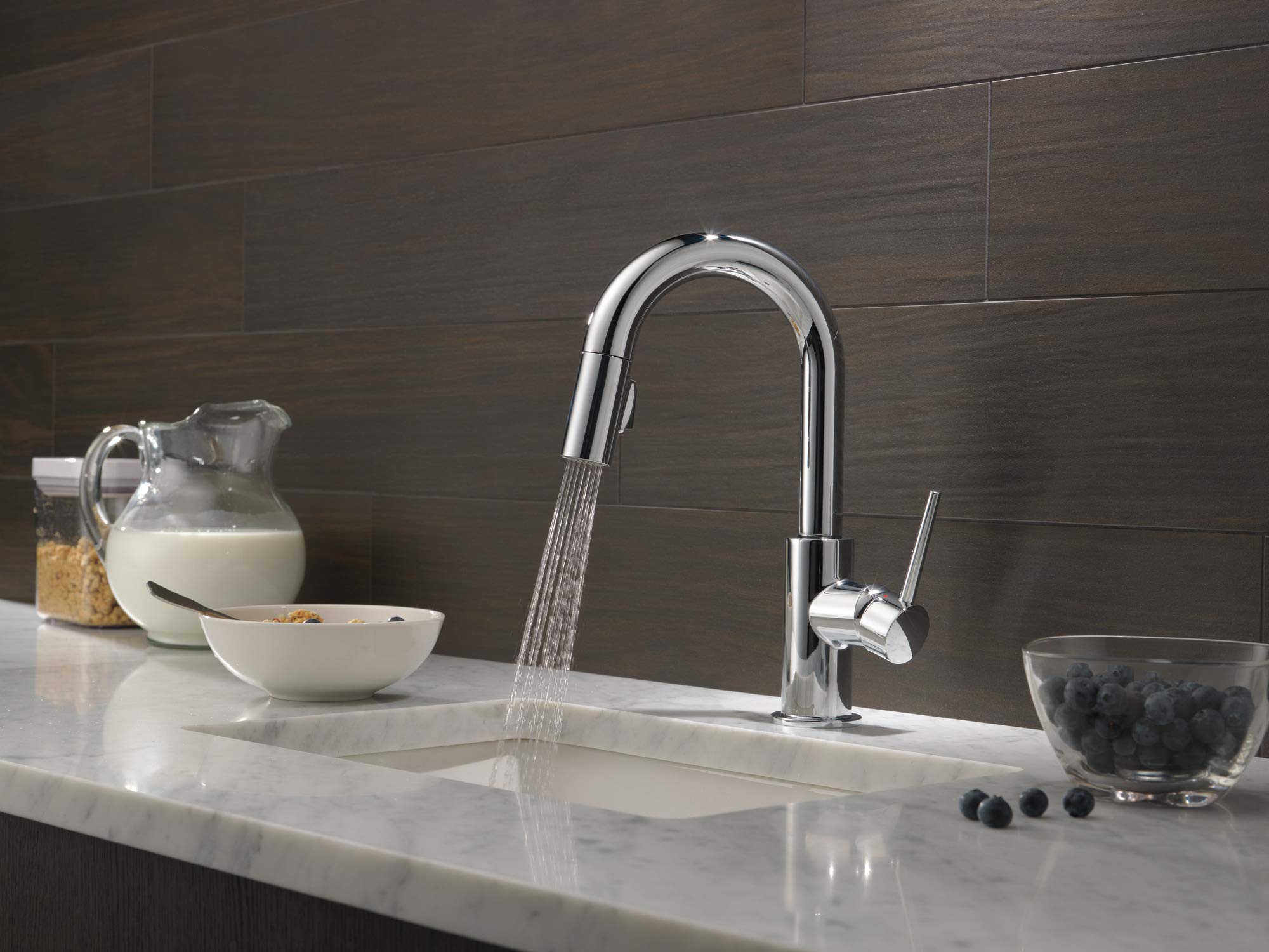 DAMONDE ハーフユニット Amazon | Delta Faucet Trinsic クロムバー蛇口 プルダウンス
