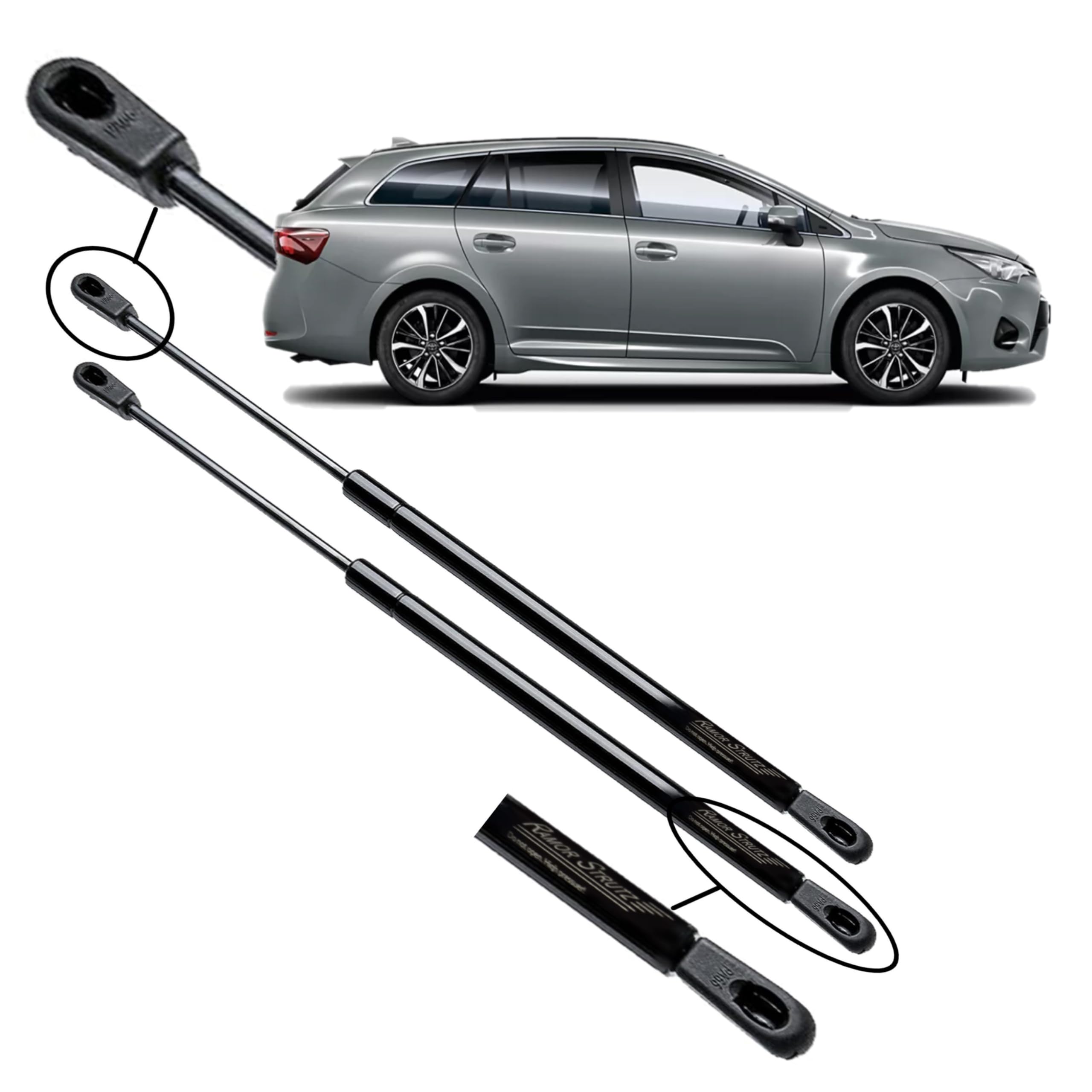 2x Rear Tailgate Boot Gas Springs For Toyota Avensis T22 1997-2003 6896009050 | UK - View #12