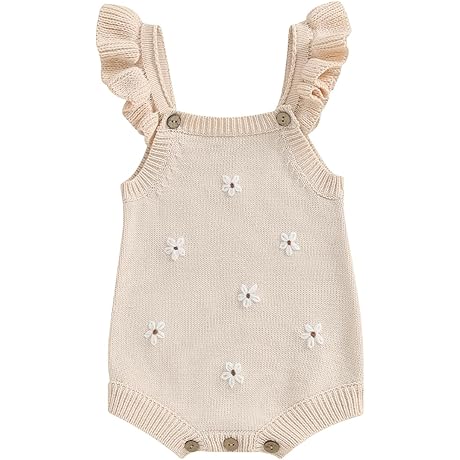 Adorable Newborn Knitted Romper for Summer Comfort and Style