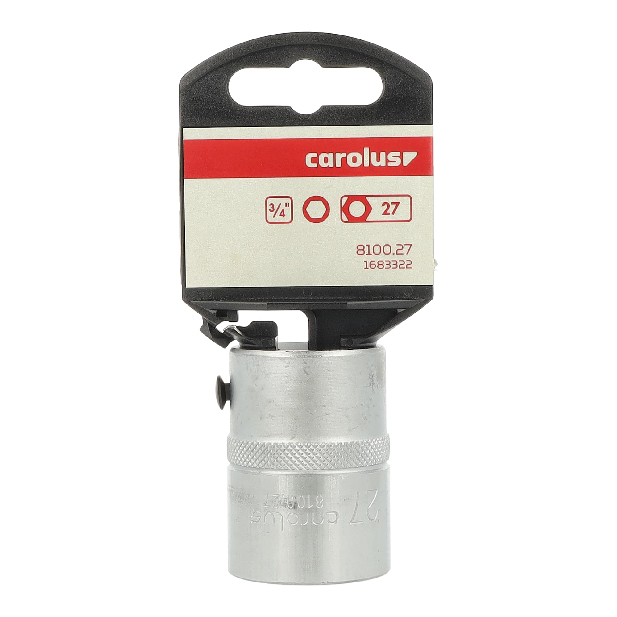 Carolus 5180.160 Hex Socket 27 mm 3/4 Inch 8100.27