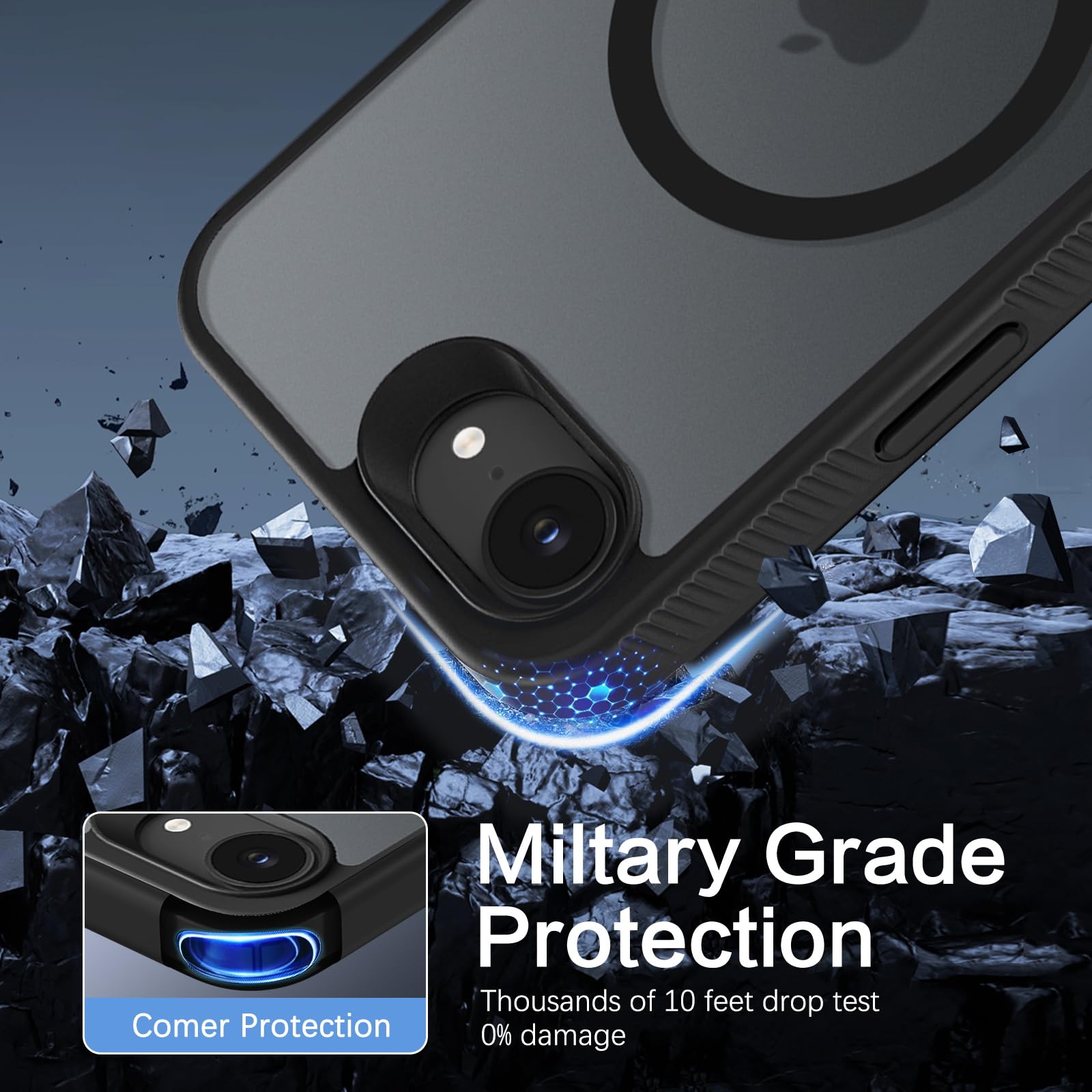 BENTOBEN Cover Magnetica per iPhone 16e 2025, Compatibile con MagSafe