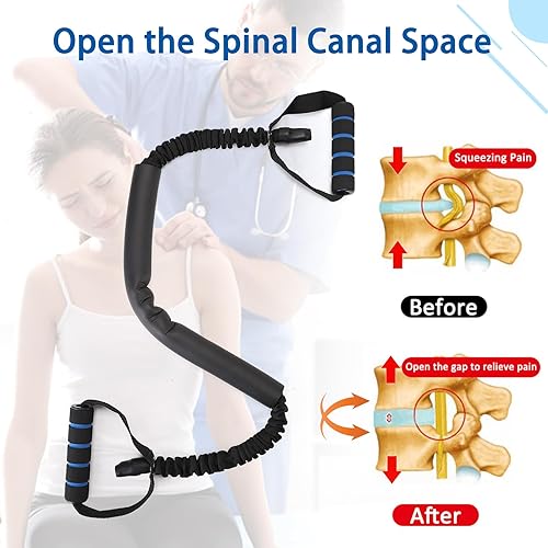 Miniatura 5 de Ejercitador de estiramiento de cuello, dispositivo de tracción cervical, dispositivo de tracción quiropráctico de cuello, dispositivos de tracción