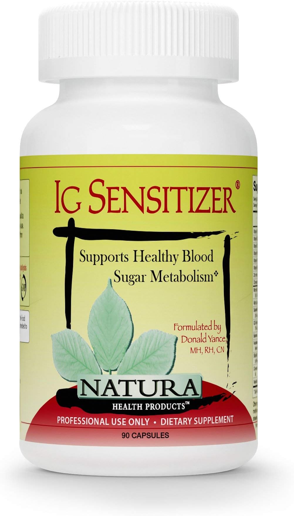 Natura Health Products - IG Sensitizer - Supports Healthy Blood Sugar Metabolism - 90 Capsules