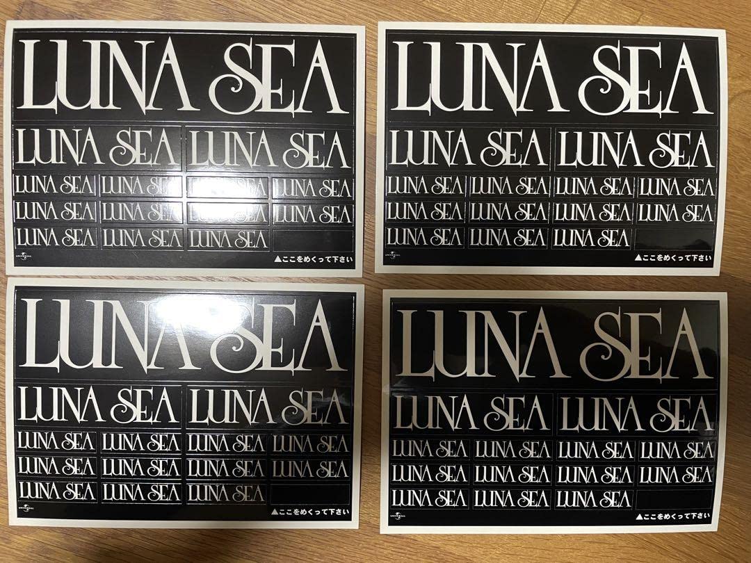 バラ売り可★LUNA SEA ステッカー28枚まとめ売り ステッカー_A【LUNA SEA OFFICIAL WEB STORE】