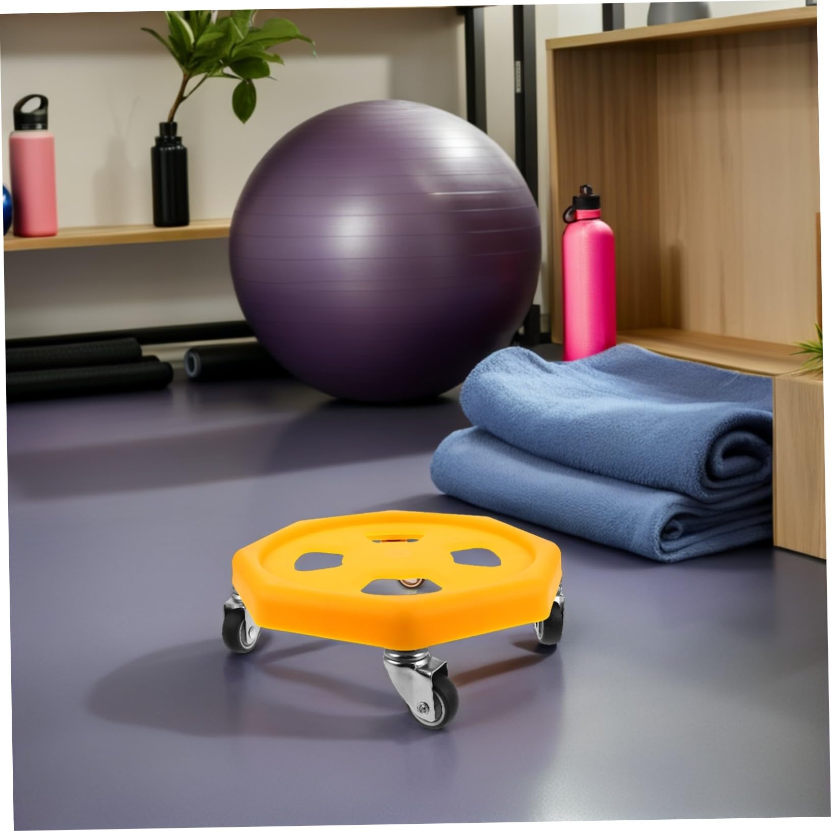 Kisangel Discos Deslizantes Silenciosos para Entrenamiento Abdominal Entrenador de Músculos con Rebote Equipo Portátil para Ejercicios Casa Fortalecimiento de Abdomen y Núcleo