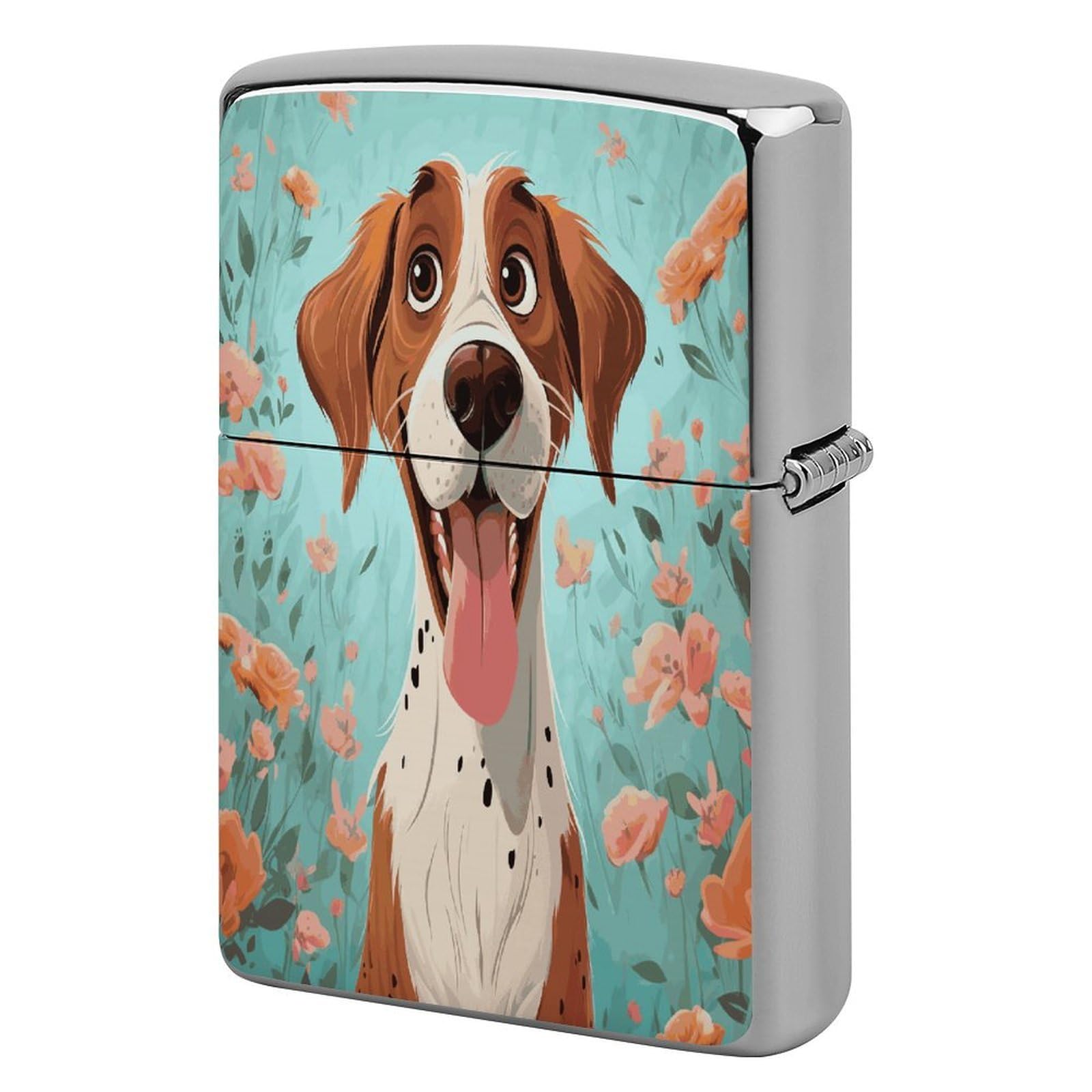 Fekiloot Style Funny Dog Lighter Case Cover Lighter Holder