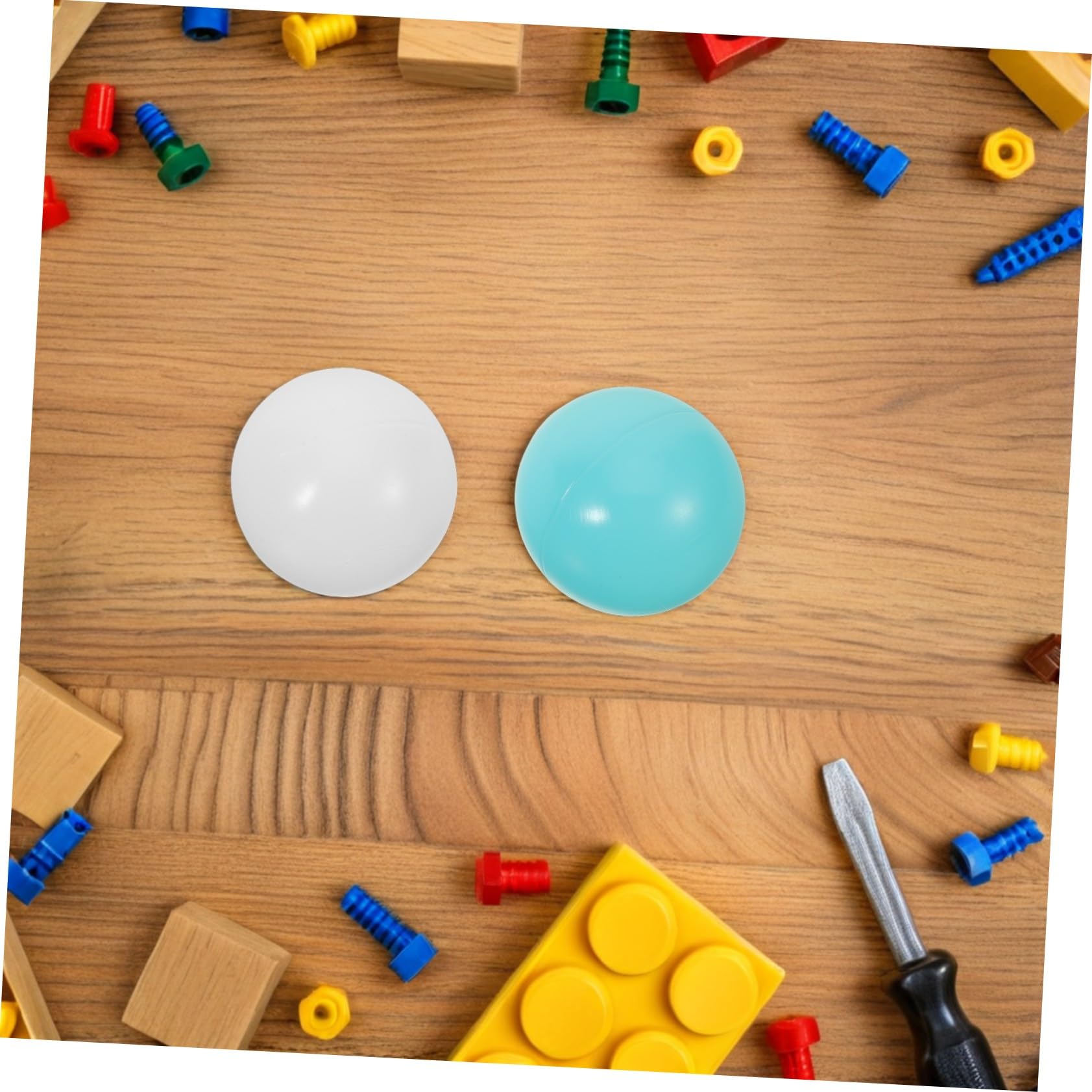 Beaupretty Bolas de Piscina Infantil 100 Piezas Plástico Verde y Blanco