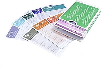 Edelstein Karten-Set | 60 + 2 informative Karten zu den beliebtesten Edelsteinen