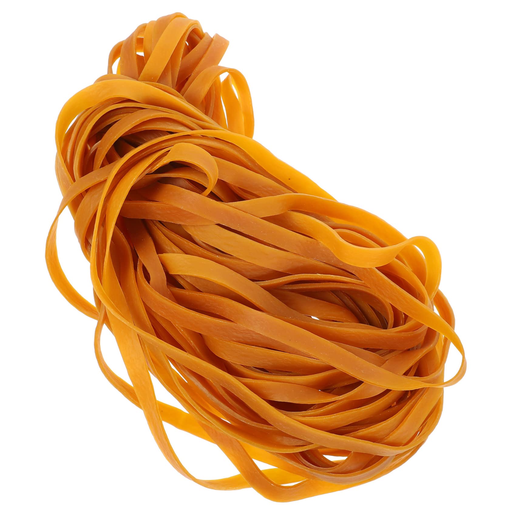 45 Stück Gelbe Gummibänder 10mm Breite, Robuste Elastische Bindungsbänder