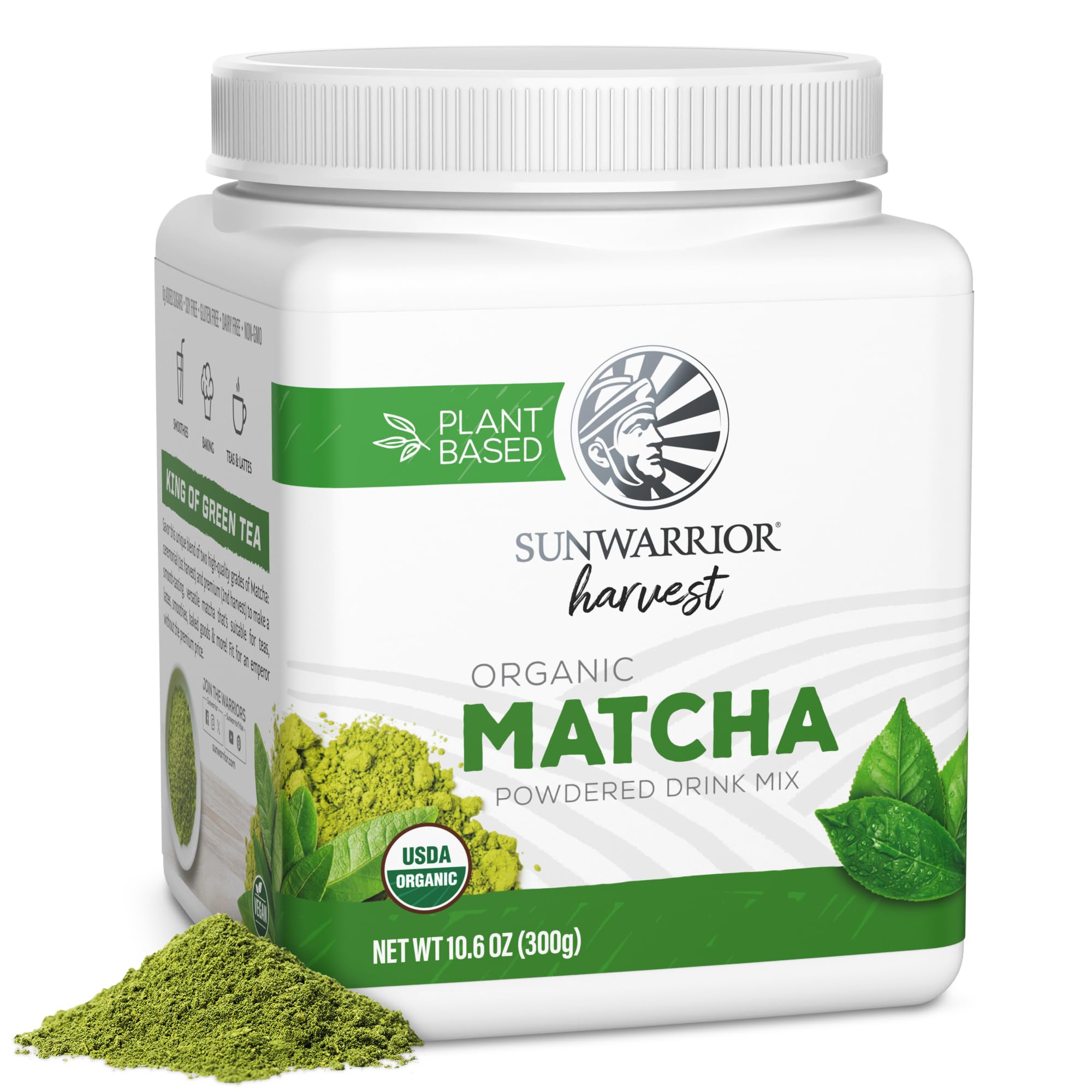Organic Matcha Green Tea Powder Culinary Grade Matcha for Smoothies Baking Lattes Vegan Sugar Dairy Free 225 Servings
