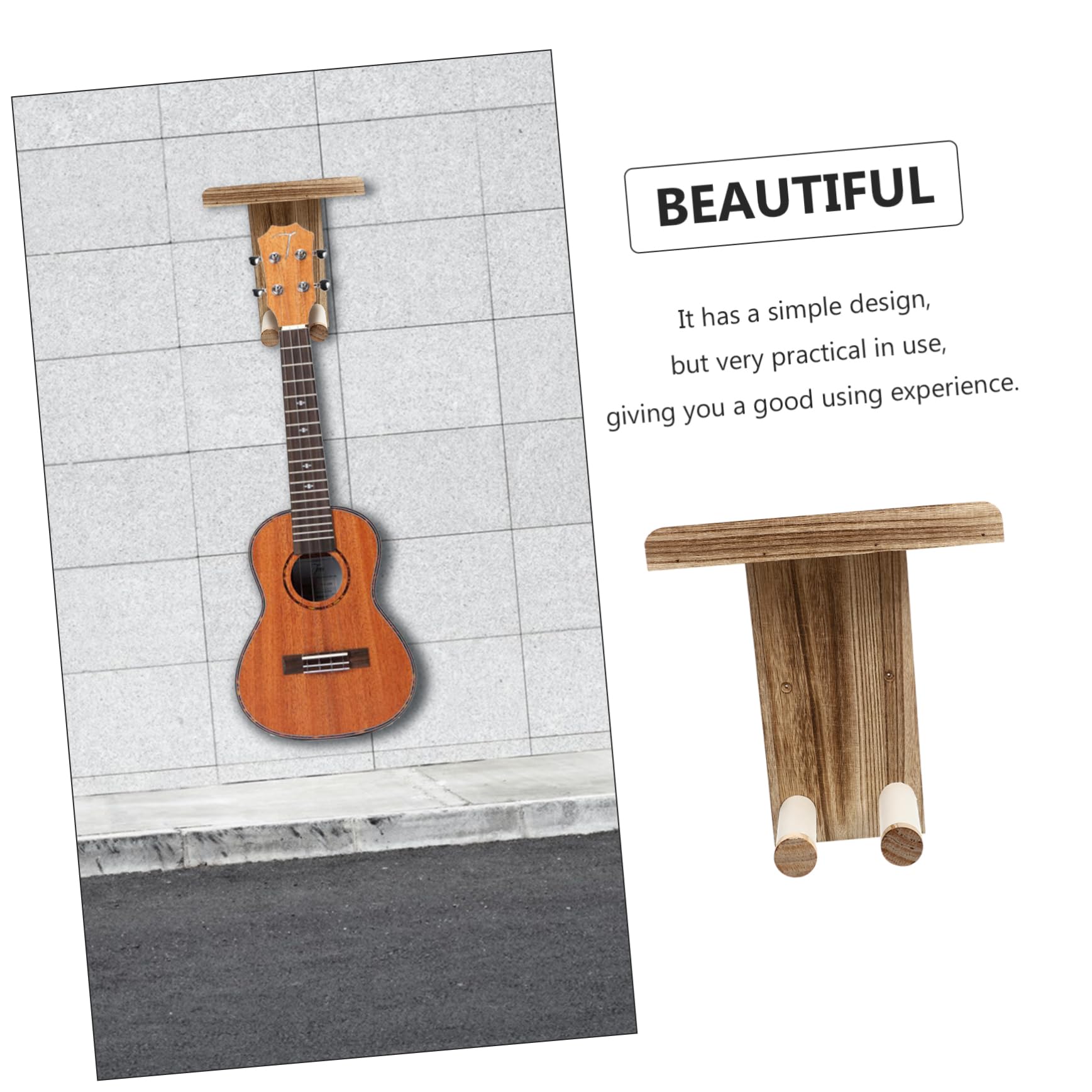 Supporto Per Chitarra in Legno Gancio Per Chitarra Da Parete Resistente Casa Ufficio