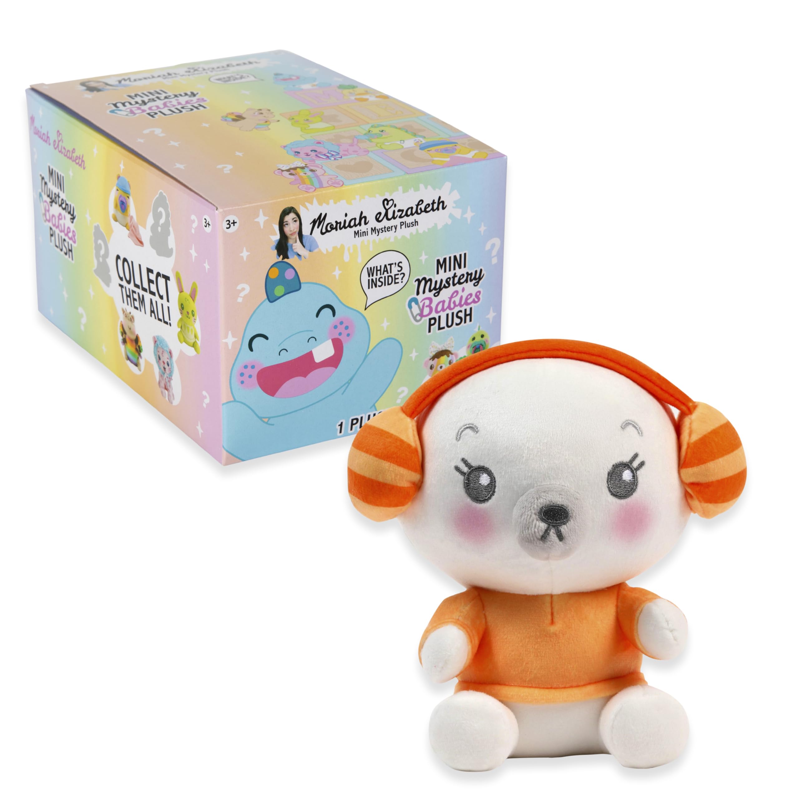 Moriah Elizabeth Mini tajemniczy plusz, seria 4, Baby Mystery Plush, YouTube Craft Channel, Blind Box, 1 z 8 możliwych, oficjalny produkt