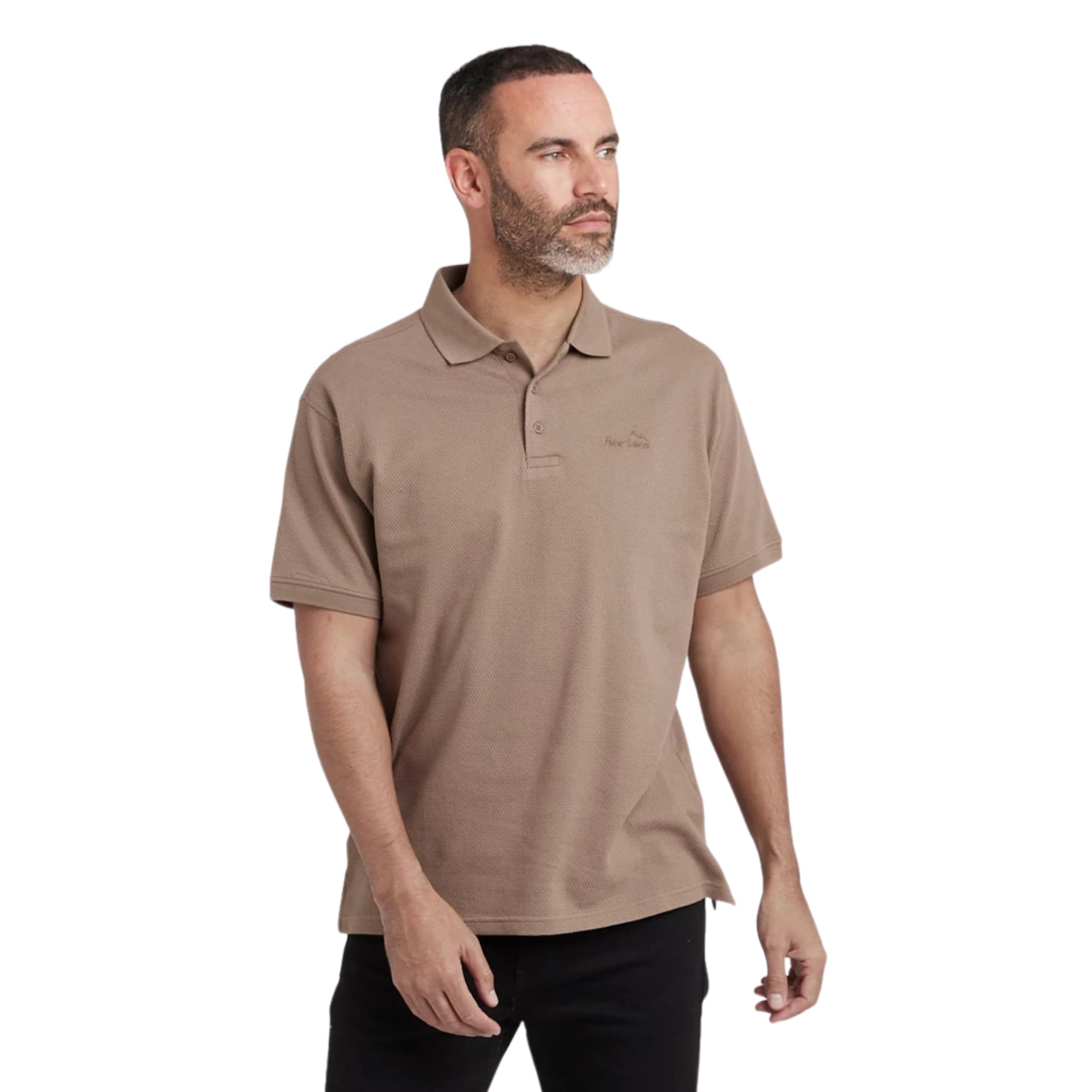 Peter Storm Men's Brown Seascale Polo Shirt Large