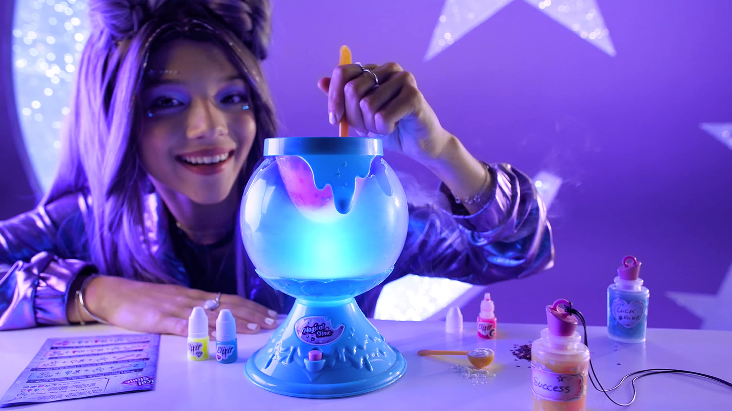 Canal Toys - So Slime - La Fabrique à Potions Magiques - Créer tes Potions avec Effets Fumées - Idée Cadeau Enfant 6 Ans + - Loisirs Créatif - Jouet Enfant Kit Slime - Activité Manuelle - SSC 196