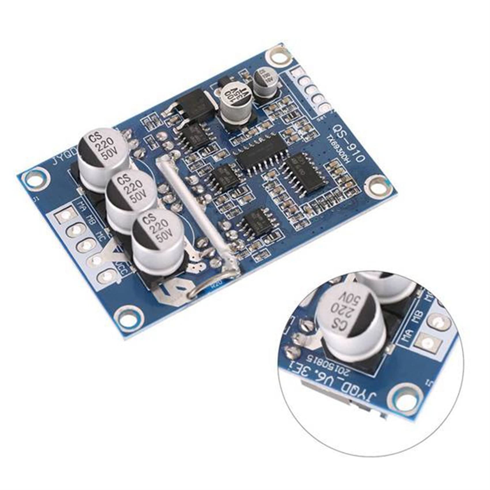 4Pc DC 12V-36V 500W Regolatore del Motore PWM Controllo bilanciato Scheda Driver Auto Uso Durevole (con Hall)