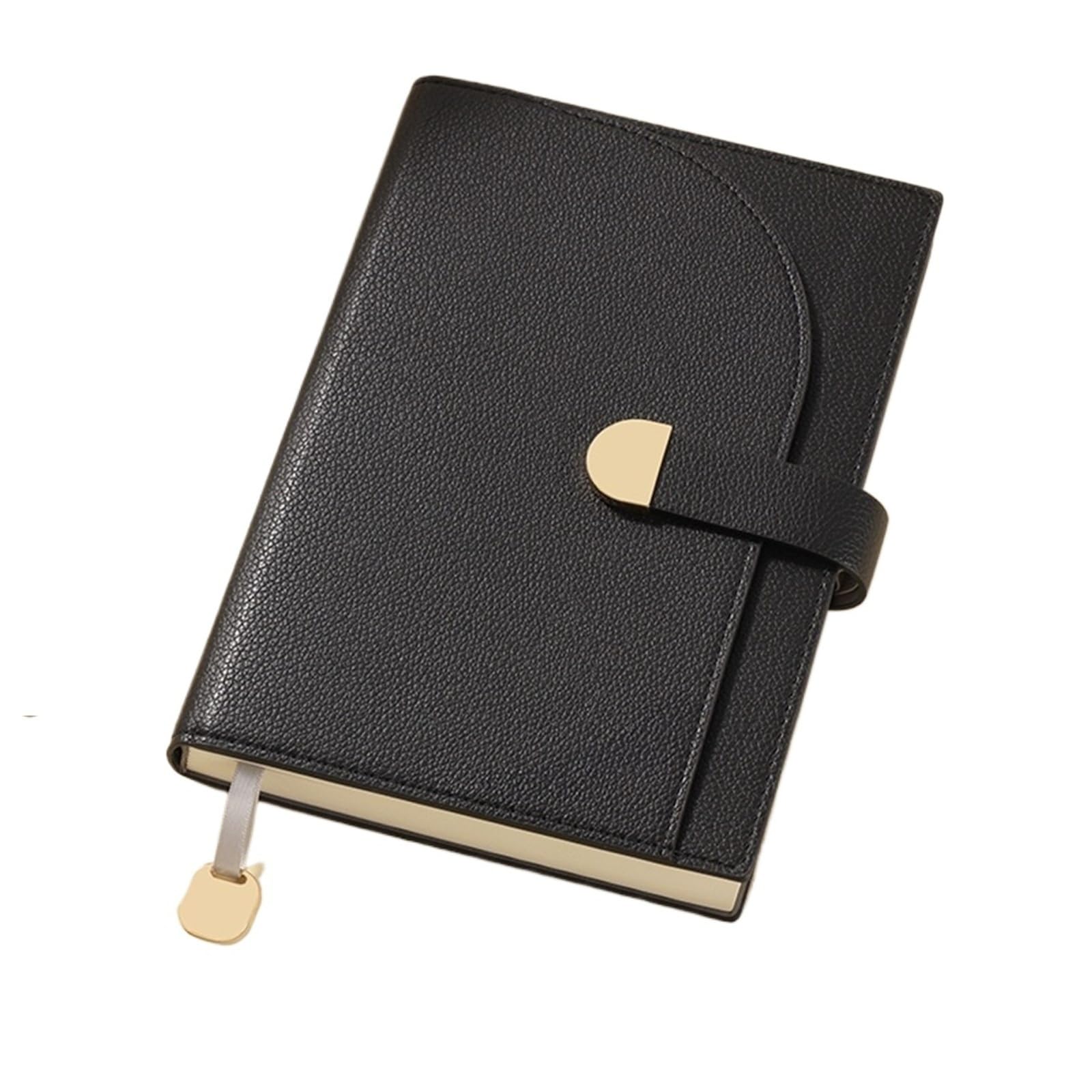 Quaderno Aziendale Taccuino A5 for scrivere appunti for l'ufficio dei compiti per L'uso Quotidiano(Black)