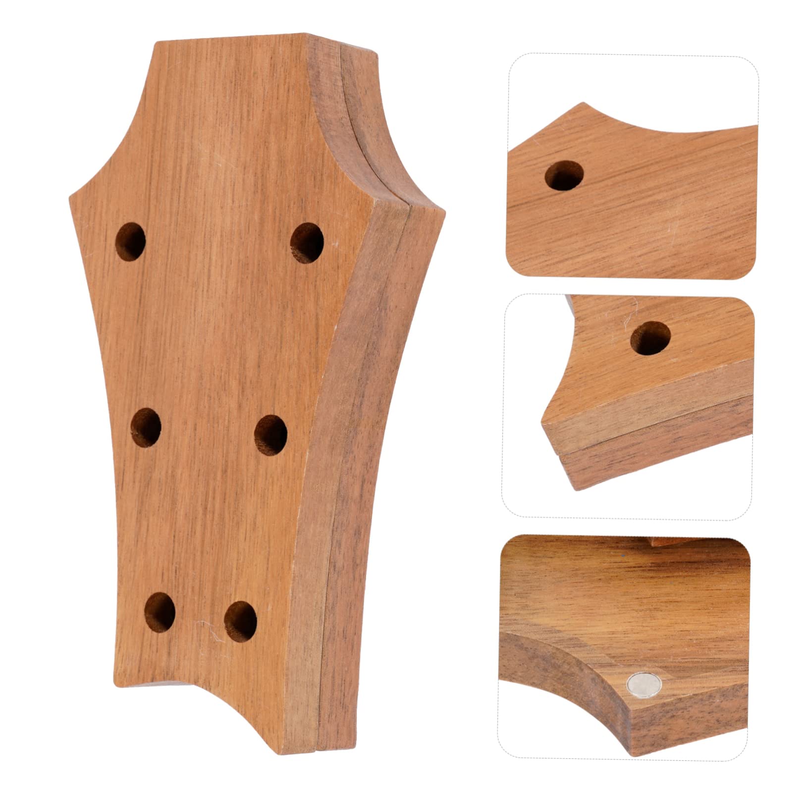 Abaodam Holz Gitarrenplektrumbox Aufbewahrungsbox Für Plektren Mit Naturholzmaserung Für Unterwegs Schutz Vor Kratzern Wasser Stößen Und Erschütterungen Für Kleine Gegenstände Wie Ringe Oh