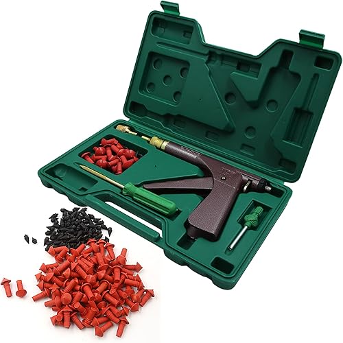 uxcell Kit de herramientas de reparación de neumáticos en forma de hongo de 170 Uds