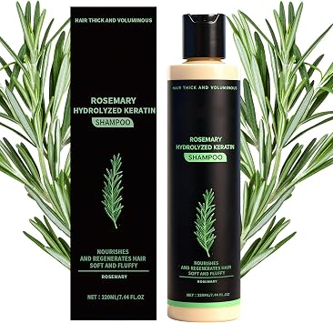 220ml Rosemary Hair Growth Shampoo, Strengthening Thickening Rosemary Shampoo, Nourishing Moisturizing Formula for Hair Loss Dryness