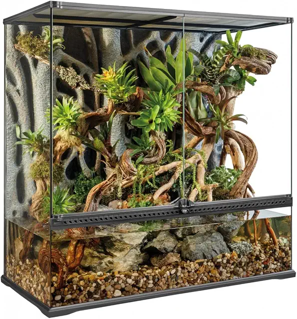 Terrario Exo Terra 90x45x45 para Reptiles y Anfibios - 1 Unidad 4000 g