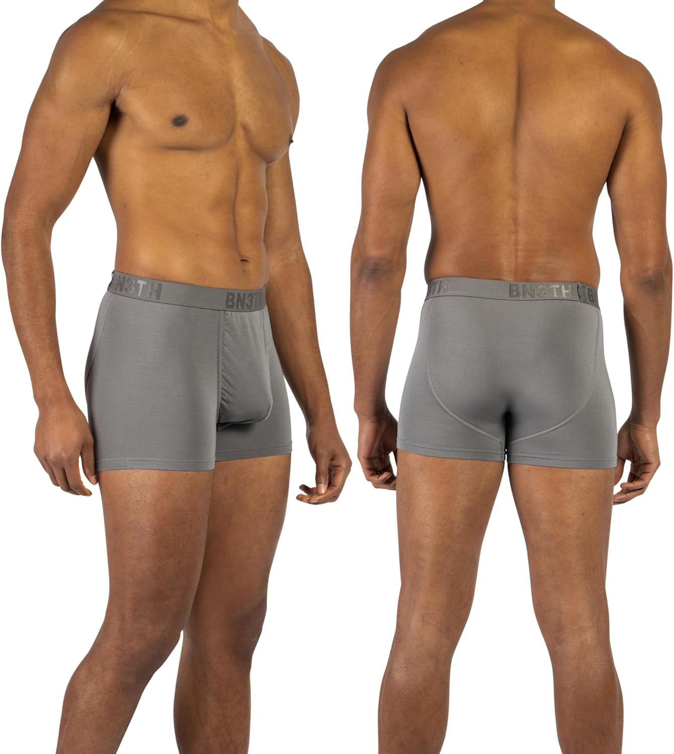 BN3TH Men’s Classic Icon Trunk, 3D Pouch, Anti-Chafe, Breathable, Premium TENCEL Modal, No-Roll Waistband, 3.5" Inseam - Image 2