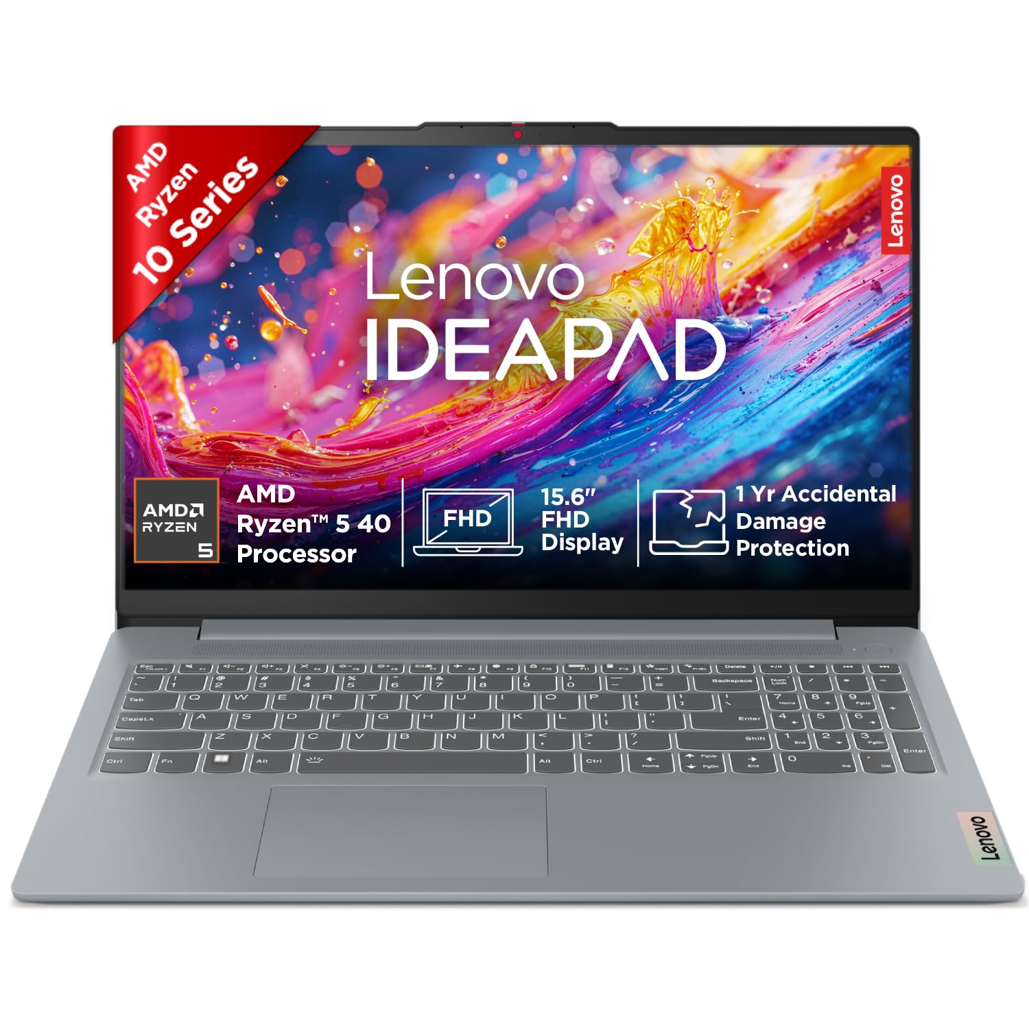 Lenovo IdeaPad Slim 3 Ryzen 5 40 15.6" (39.6cm) FHD Thin and Light Laptop (16GB RAM/512GB SSD/Integrated AMD Radeon 610M Graphics/Windows 11/Microsoft 365 Basic + Office 2024/Grey/1.6Kg), 82XQ01HQIN-image-44