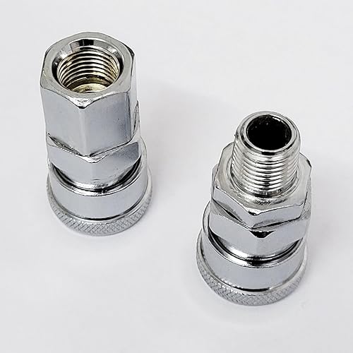 Miniatura 4 de Juego de accesorios rápidos neumáticos de conexión rápida de manguera de aire de conexión rápida de 18 piezas