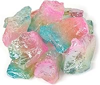 Vista 39 de Piedras de bolsillo curativas de cristal natural pulido, 3.53 oz, colección Rock
