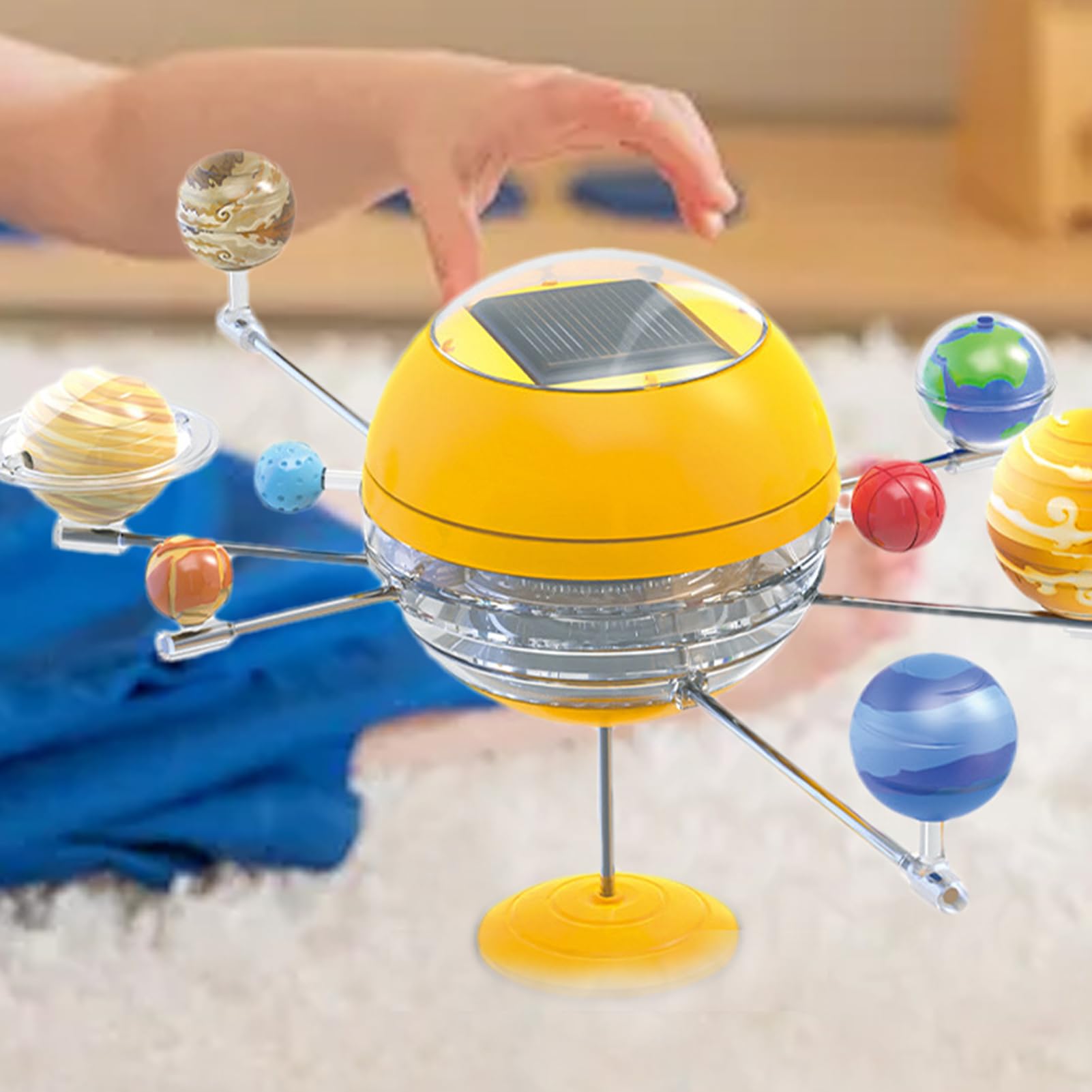Kit de système Solaire pour Le Projet Scolaire, kit de modèle du système Solaire - Projet de planète | Planétarium de d'astronomie pour Les activités familiales de l'arrière-Cour Expérience d'e