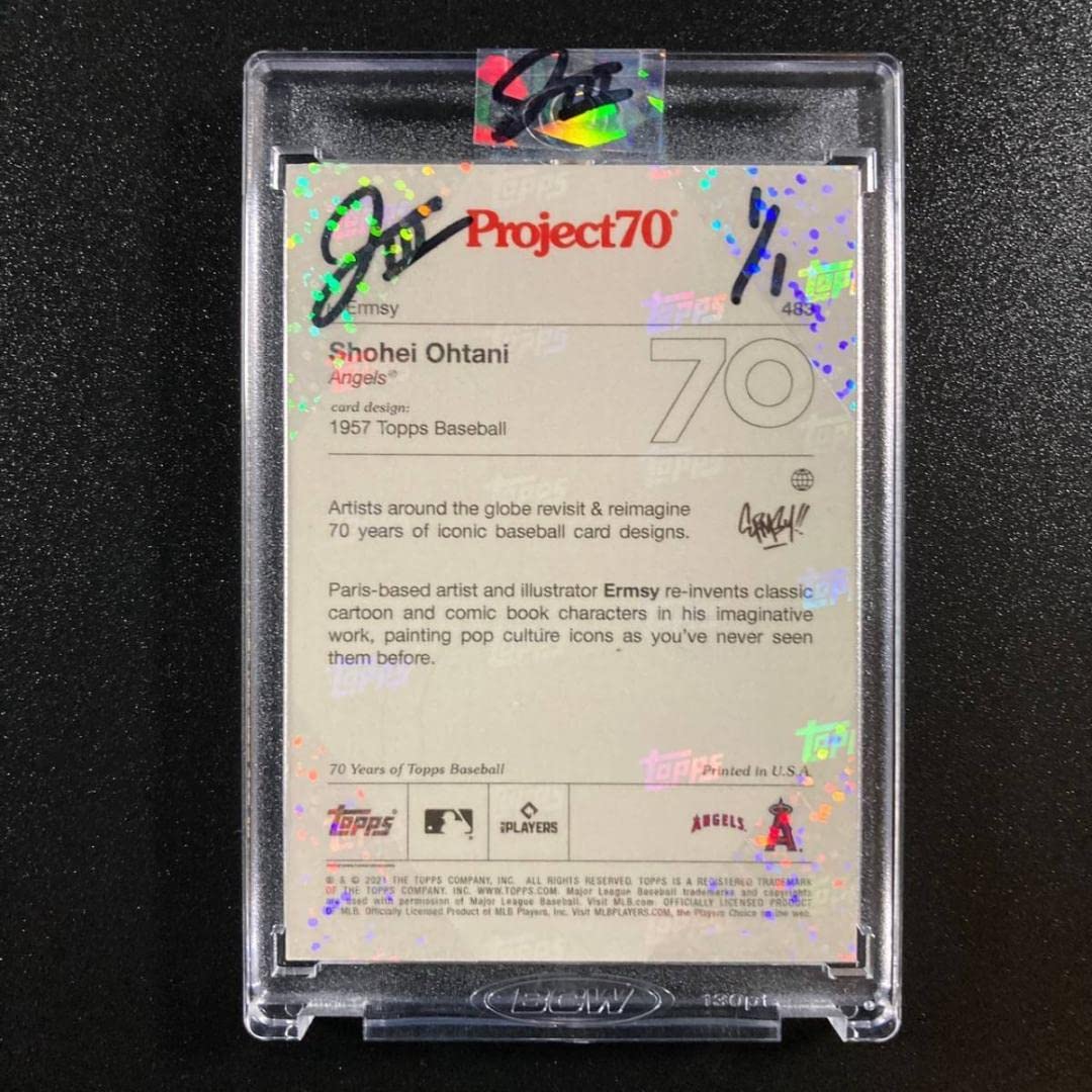 Amazon.co.jp: 世界に1枚だけ 大谷翔平 TOPPS Project 70 アートカード 
