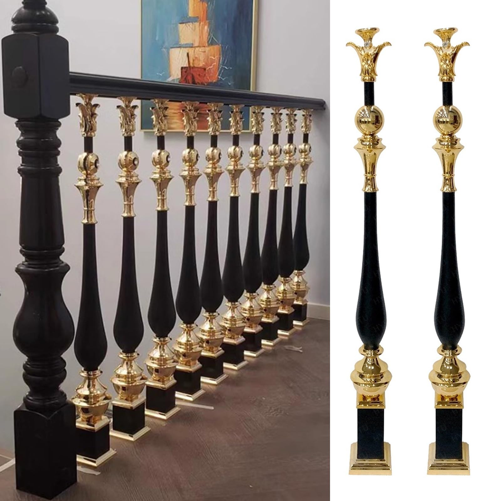 Sistema Ringhiera Cucina Gedotec - Barra Portattutto 1200mm Nero Opaco Con 5 Ganci A S | Per Pentole E Utensili - Foto 7