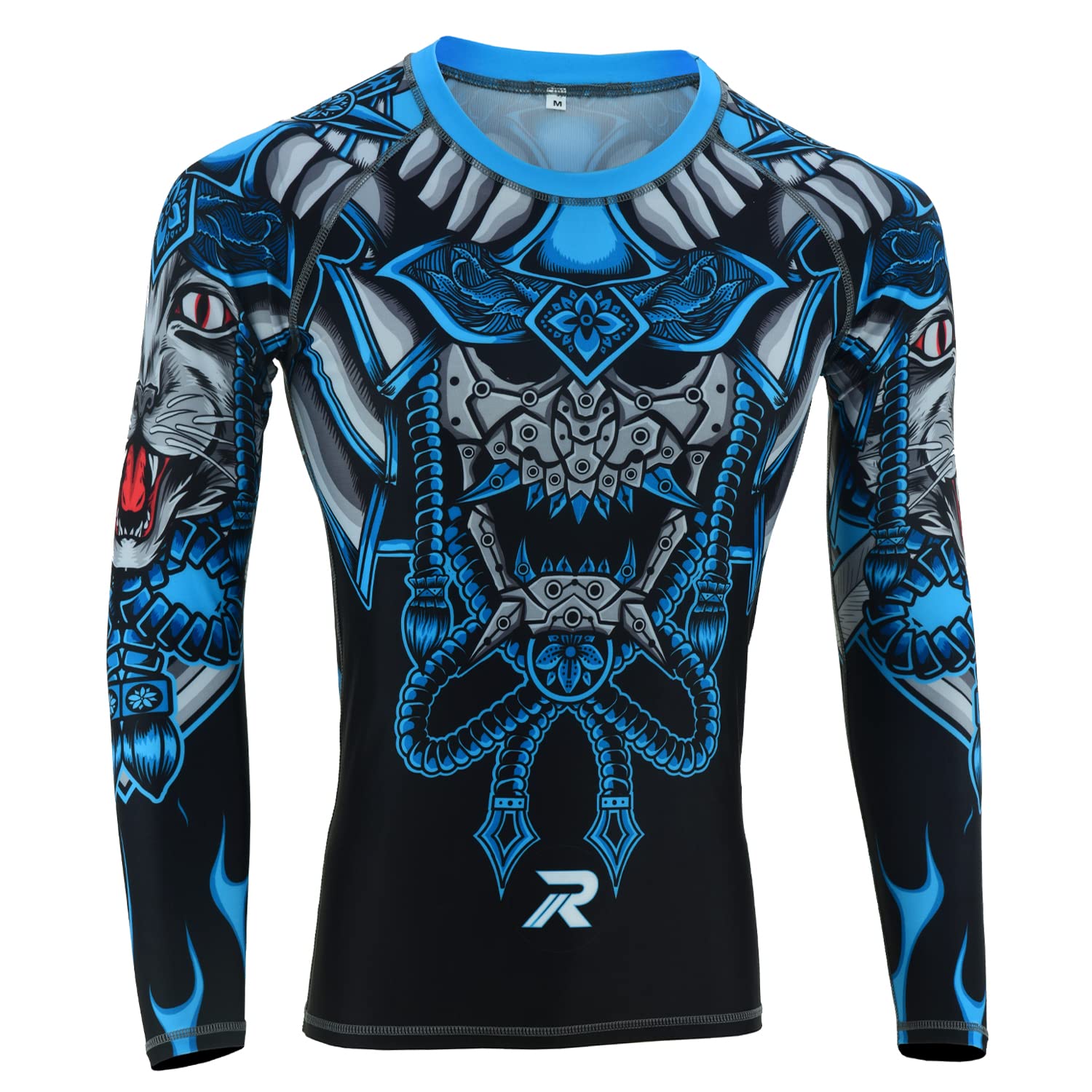 ROARLong Sleeve MMA Rash Guard Cage Fight BJJ Wear No Gi Training Shirts