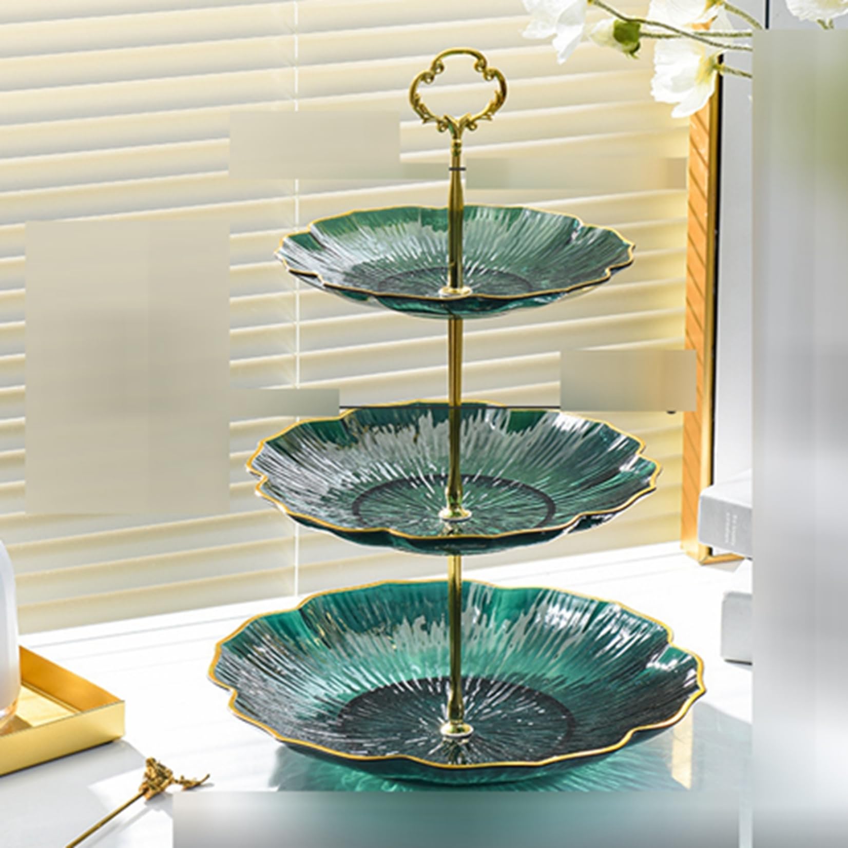 Amazon｜デザートラック 円形 カップケーキスタンド アフタヌーン