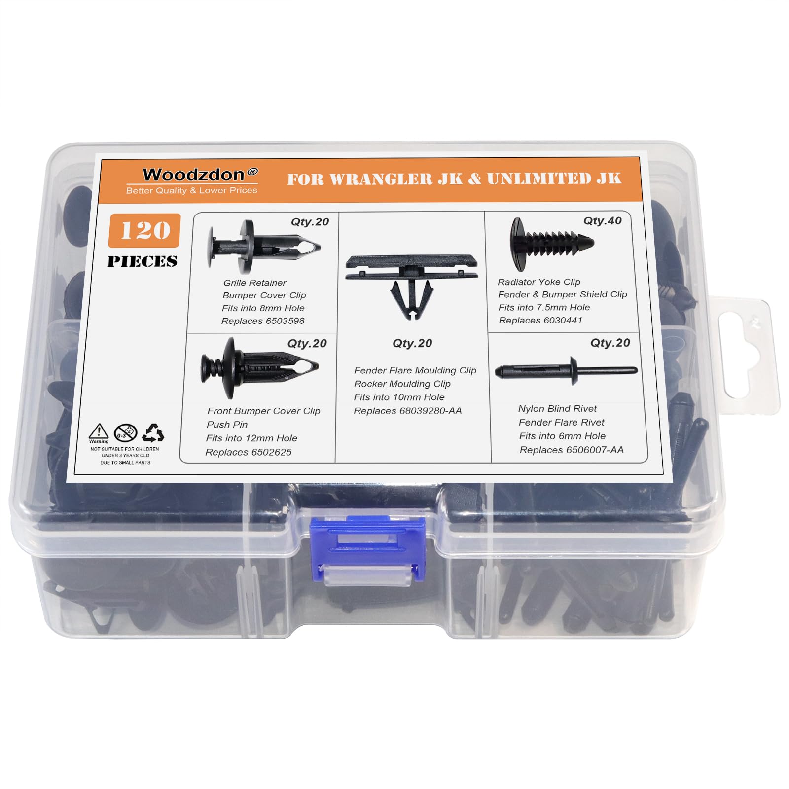 5189181AA - Trim Clip 2006-2010 Jeep Commander | The Official Mopar E - Foto 4