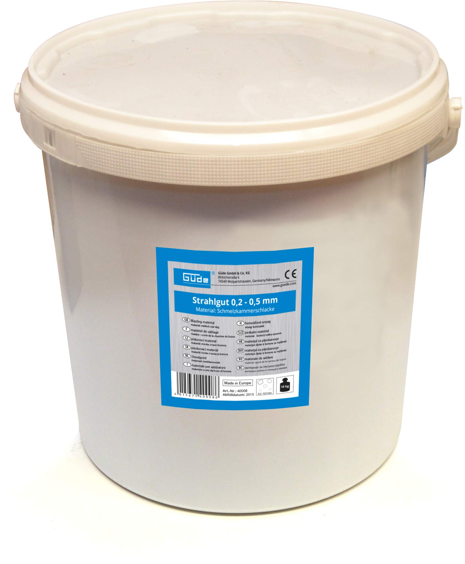 Güde 40008 0,2 – 0,5 mm 15 kg strumieni, czarny