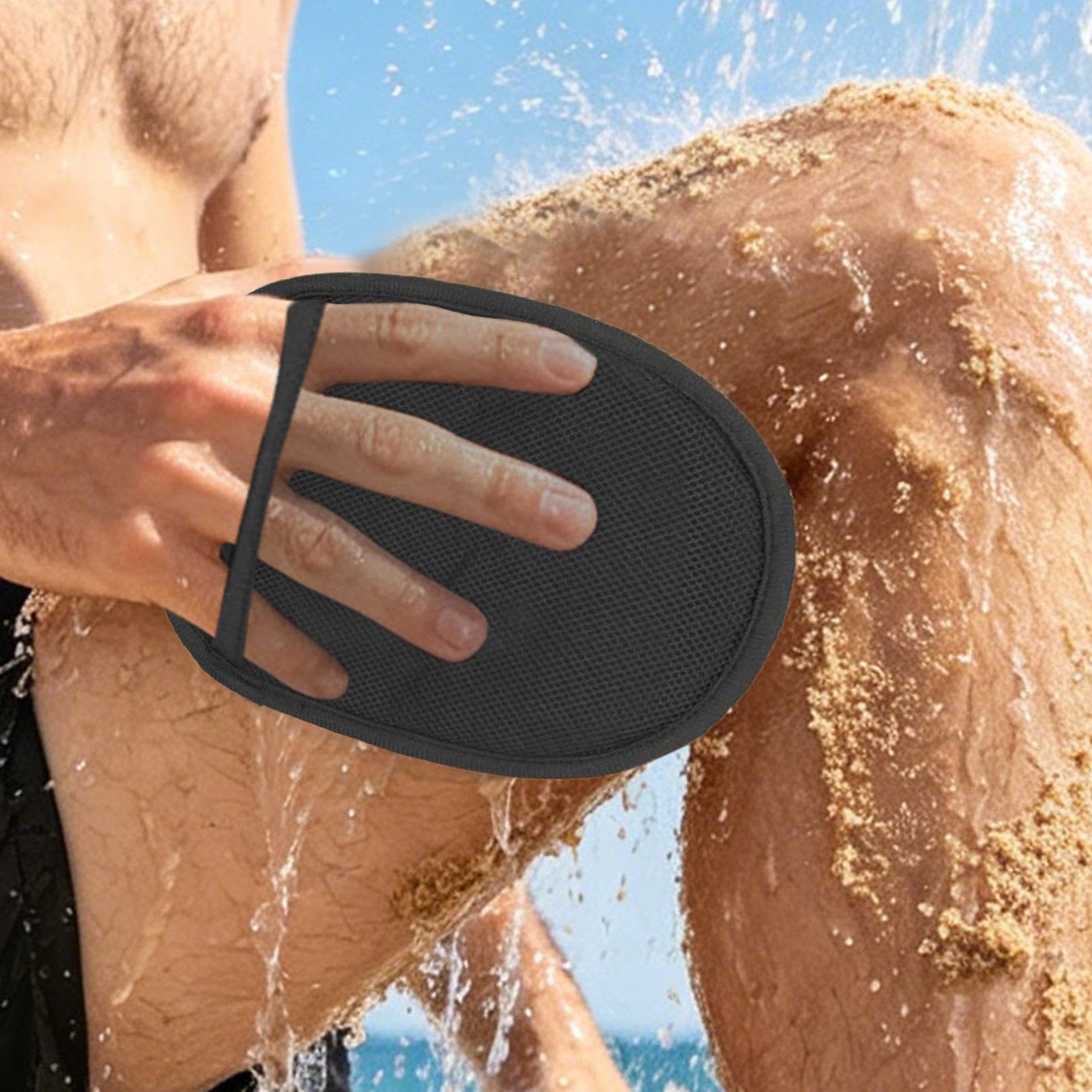 Limpiador de manoplas para quitar de playa, manoplas portátiles para la playa y actividades al aire libre, herramienta de limpieza fácil para niños y adultos, viajes, voleibol, de