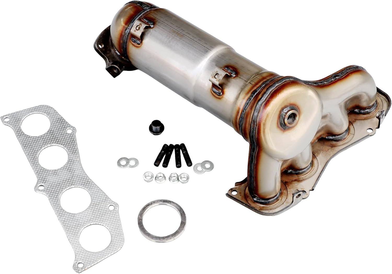 Catalytic Converter Compatible With 2007 2008 2009 Toyota Camry 2.4L 400Cell Ceramic, Toyota Solara 2.4L 2006-2008 Front Left & Right Catalytic Converter (EPA Compliant)