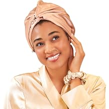 BLISSY Silk Bonnet For Sleeping For Long And Curly Hair - 100% Pure Mulberry Silk 22 Momme 6a High-grade Fibers