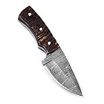 Poshland BC-69 Handmade Damascus Steel 5.50 Inches Full Tang Skiner Knife