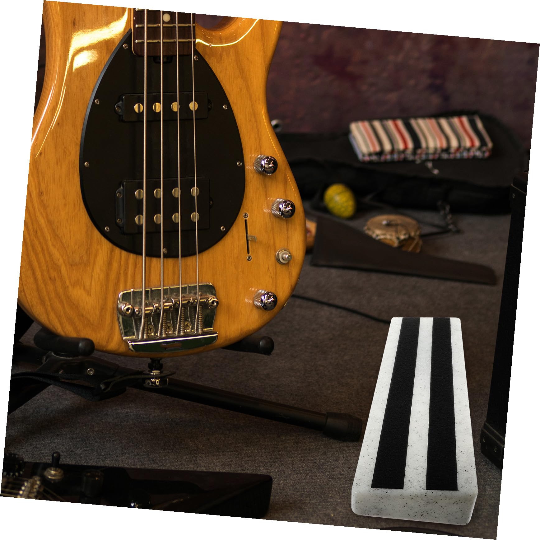 Pedalera Diseño Confiable y Material Pe Blanco de Efectos para Guitarra Eléctrica para Uso Seguro y Organizado en Actuaciones Musicales
