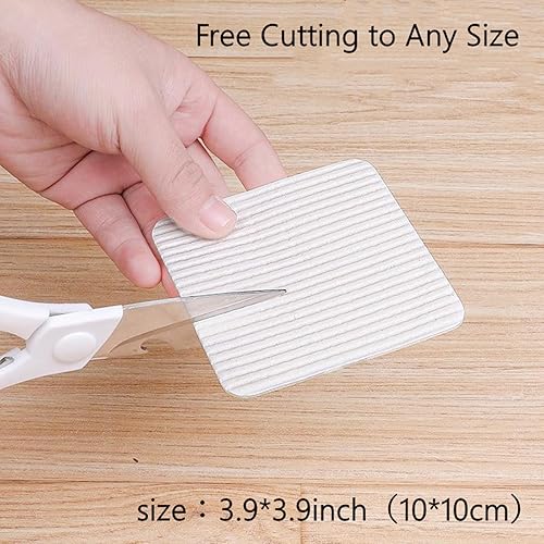 Miniatura 3 de Almohadillas para alfombras, 4 pinzas antideslizantes y lavables, nuevos materiales para la almohadilla antideslizante para alfombra mantén tu