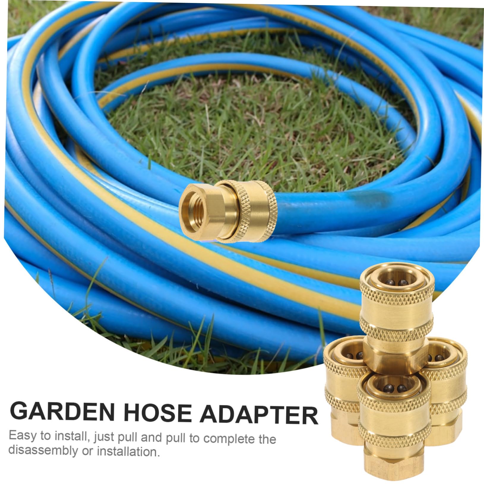 Adaptadores de grifo flexibles de rosca de hierro macho, juego de accesorios de conector de manguera, conectores de línea de aire, accesorios de manguera, conectores rápidos, juego de acoplador y ench