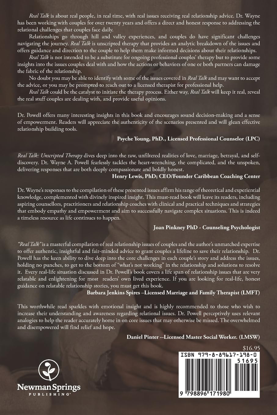 Real Talk: Unscripted Therapy      Paperback – December 19, 2025