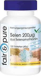 Selen 200mcg - wegański - wysoko dozowany - bez drożdży - bez stearynianu magnezu - 120 tabletek selenu