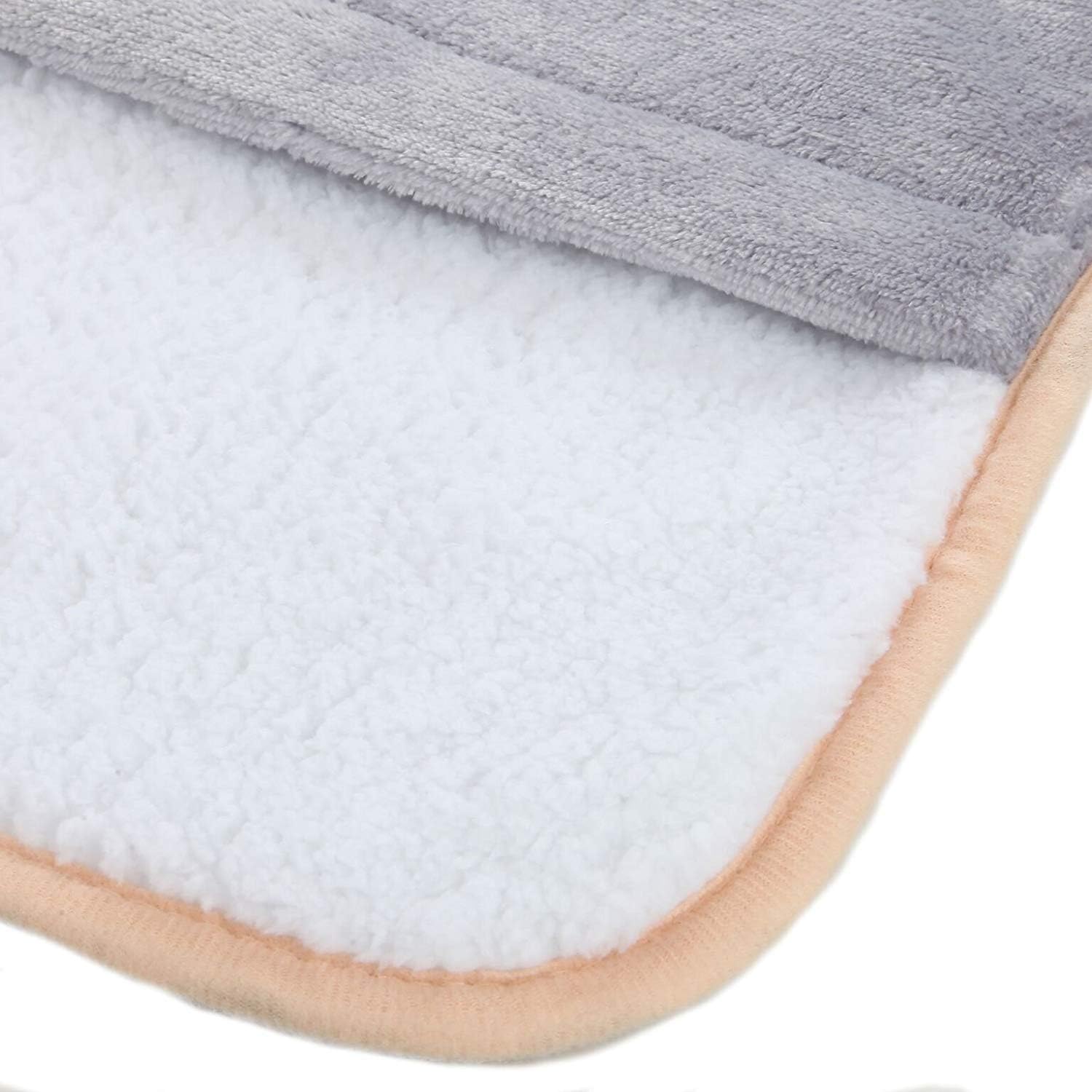 Trenton Gifts Pink Electric Heated Foot Warmer | Two Heat Settings | 14 1/2" Power Cord | Machine Washable Mico-Plush Fabric | 35" L x 20 " W | Great for Foot of Bed